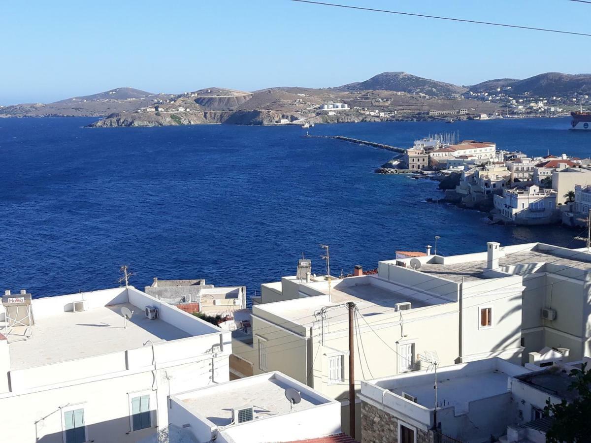 Sea Breeze-Vaporia-Syros Daire Ermoupoli Dış mekan fotoğraf
